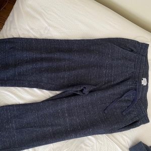 A bundle  of black/blue sweatpants